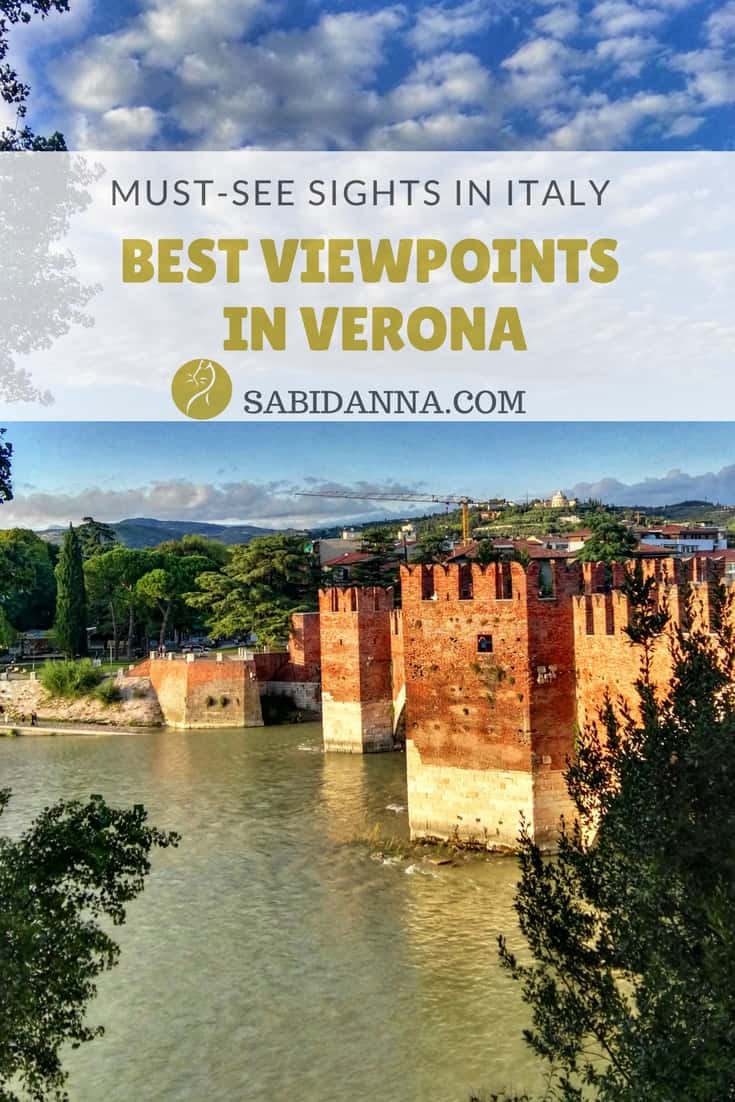 Today I am going to show you where to find the best viewpoints in Verona, North Italy. Verona is a beautiful and romantic Italian city, linked to the popular tragedy Romeo and Juliet written by William Shakespeare. The city is full of monuments, art and history. Verona is crossed by the river Adige, characterized by Gothic and Medieval architecture, the houses have beautiful red bricks. Let me show you the best spots to admire breathtaking views of Verona and take beautiful photos.