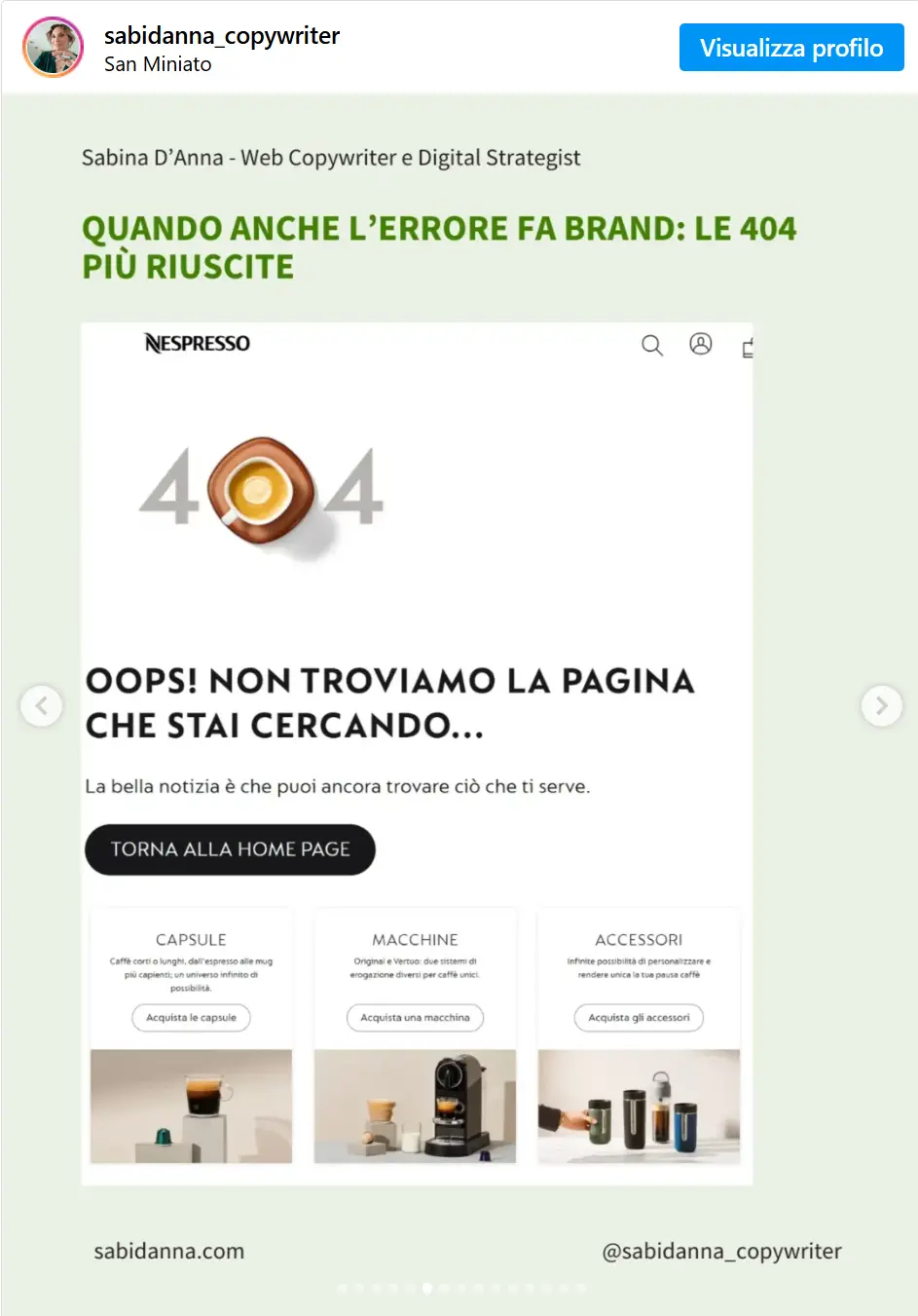 esempi di pagine 404 ben fatte